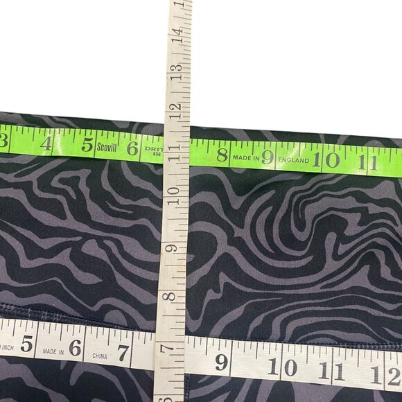 Fabletics M Define Powerhold High Waisted 7/8 Legging Pewter Marble Zebra - Picture 14 of 16